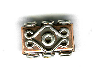 copper sterling Bali bead  3-hole rectangle.jpg