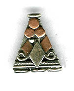 copper sterling Bali bead  triangle 3 holes.jpg