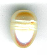 freshwater peach oval