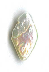 off-white freshwater pearl diamond bead