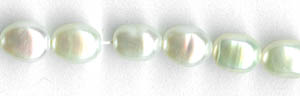 5x7mm oval white freshwater